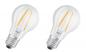Preview: 2er Pack BELLALUX E27 LED Glühlampe Filament 6,5W wie 60W warmweißes Licht