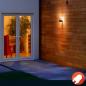 Preview: LEDVANCE LED Edelstahl Wandleuchte Endura Style Cylinder Wall mit Sensor