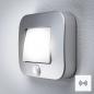 Preview: LEDVANCE Nachtlicht NIGHTLUX Hall Silber mit Sensor und Batterie IP54