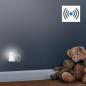 Preview: LEDVANCE Nachtlicht LUNETTA Shine in Weiß - Steckdosenlampe mit Tag- und Nachtsensor