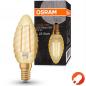 Preview: Osram E14 LED Kerzenlampe Classic VINTAGE 1906 gedrehte Form 2,5W wie 22W 2400K extra warmweißes Licht