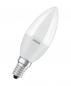Preview: 3er Pack OSRAM E14 LED Lampe in Kerzenform matt 7,5W wie 60W kaltweißes Licht 6500K
