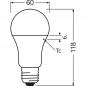 Preview: 3er Sparpack E27 leistungsstarke OSRAM VALUE CLASSIC A 100 LED Lampen matt 13W wie 150W warmweißes Licht 2700k