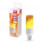 Preview: OSRAM E27 LED Dekolampe Flame mit Kerzeneffekt 0,5W extra warmweißes Licht