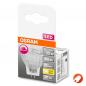 Preview: Osram LED Superstar GU4 Strahler Stiftsockel MR11 36° 4.5W wie 35W 2700K warmweiß dimmbar