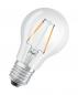 Preview: 12er Sparpack OSRAM E27 LED Lampen STAR FILAMENT klar 2,5W wie 25W warmweißes Licht für die Wohnung - sehr geringer Stromverbrauch