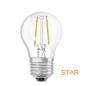 Preview: OSRAM E27 LED STAR FILAMENT LED Lampe klar 1,5W wie 15 W warmweißes gemütliches Licht