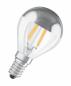 Preview: OSRAM E14 LED Spiegellampe versilbert 4W wie 31W warmweißes blendfreies Licht augenschonend