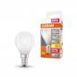 Preview: OSRAM E14 LED Leuchtmittel Tropfenform RETROFIT matt dimmbar wie 60W warmweißes Licht