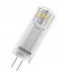 Preview: 2er Pack Osram G4 LED PIN Stiftsockel Lampe 12V Niedervolt Warmweiss 2700K 1,8W wie 20W