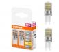 Preview: 2er Pack OSRAM LED PIN G9 Stiftsockel 1,9W wie 20W warmweißes Licht