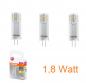 Preview: 3er Pack OSRAM LED PIN Stiftsockel G4 1,8W wie 20W warmweißes Licht