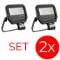 Preview: 2er SET LEDVANCE LED Fluter Flood Sensor 20W 4000K Neutralweiß IP65 schwarz