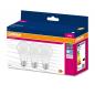 Preview: 3er Sparpack E27 leistungsstarke OSRAM VALUE CLASSIC A75 LED Lampen matt 10W wie 75W neutralweißes Licht