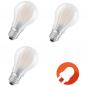 Preview: 3er Pack OSRAM LED BASE E27 Lampe matt 7,5W Ersatz für 75W neutralweiß 4000K