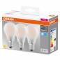 Preview: 3er Pack OSRAM LED BASE E27 Lampe matt 7,5W Ersatz für 75W neutralweiß 4000K