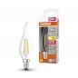 Preview: OSRAM E14 LED Kerzenlampe Superstar Plus HD LIGHTING Windstoßlicht Filament klar 3,4W wie 40W dimmbar warmweiß Ra90