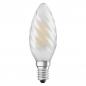 Preview: OSRAM E14 LED Gedrehte Kerzenlampe Superstar Plus HD LIGHTING Filament matt 3,4W wie 40W dimmbar warmweiß Ra90