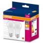 Preview: 2er Pack OSRAM E27 LED Lampe Value Class matt 10W wie 75W warmweiß 3000K