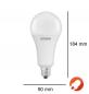 Preview: OSRAM E27 Star Classic LED Lampe matt 24,9W wie 200W 2700K warmweißes Licht