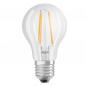 Preview: 5er-Pack Osram E27 LED Lampe in klarem Filament 6W wie 60W 2700K warmweißes Licht