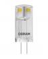 Preview: 5er Pack Osram G4 LED PIN Stiftsockel Lampe 12V Niedervolt Warmweiss 2700K 0,9W wie 10W