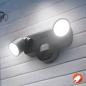 Preview: LEDVANCE Smart+ Wifi Camera Multi Spot Schwenkbar mit Sensor, Freisprecheinrichtung, Alarm-Funktion
