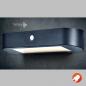 Preview: LEDVANCE Wandleuchte Endura Style Oval Wall Solar & Sensor in Schwarz aus Aluminium 4000K