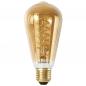 Preview: LEDVANCE E27 SMART+ WiFi Filament Edison Lampe in Gold dimmbar 8W wie 50W 2700-6500K Tunable White