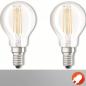 Preview: DOPPELPACK E14 Osram LED Lampe BASE Filament 4W wie 40W 2700K behagliches warmweißes Licht