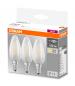 Preview: 3er-PACK OSRAM E14 LED Leuchtmittel MATT 4W wie 40W warmweiss Kerzenform