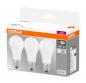Preview: 3er-Pack Osram E27 Sparsame LED Leuchtmittel mattiert & leistungsstark 14W wie 100W neutralweißes Licht in klassischer Glühlampenform