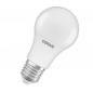 Preview: Osram E27 LED Lampe Star Classic A 40 Recycled Plastic 4.9W wie 40W warmweißes Licht - weiß mattierte Glühbirne