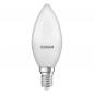 Preview: OSRAM E14 LED Leuchtmittel STAR Classic matt 3,3W wie 25W warmweißes Licht 2700K - Recycled Plastic