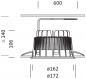 Preview: Aktion: Nur noch angezeigter Bestand verfügbar - Siteco LEDVALUX L 11W WT 80° 840 UGR=19 1120lm DOWNLIGHT