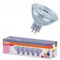 Preview: 5er Pack OSRAM GU5.3 LED Reflektor MR16 36° Abstrahlwinkel 4,9W wie 35W dimmbar 3000K warmweißes Licht 12V