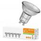 Preview: 5er Pack Ledvance GU10 PAR16 Reflektor 36° 4,5W wie 50W dimmbarer warmweißer Strahler 2700K 90Ra