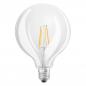 Preview: Ledvance E27 LED Kugellampe Globe 125 Classic klar 4W wie 40W 2700K warmweißes Licht