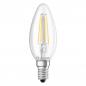 Preview: Ledvance E14 LED Lerzen Lampe klar 5,5W wie 60W 2700K warmweißes Licht
