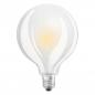 Preview: Ledvance E27 LED Kugellampe Globe95 Classic matt 6,5W wie 60W 2700K warmweißes Licht