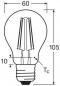 Preview: Ledvance E27 Retrofit CLASSIC LED Lampe klar 7,5W wie 75W 4000K neutralweißes Licht