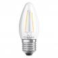 Preview: Ledvance E27 LED Kerzenlampe Classic dimmbar klar 4,8W wie 40W 2700K warmweißes Licht