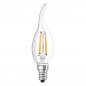 Preview: Ledvance E14 LED Kerzenlampe Classic klar 4,8W wie 40W 2700K warmweißes Licht