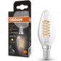 Preview: OSRAM E14 VINTAGE-Retro LED Kerze in klarem filament dimmbar 4,8W wie 40W warmweißes gemütliches Licht 2700K