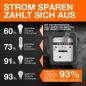 Preview: 2er Set OSRAM E27 besonders effiziente LED Lampen klar  7,2W wie 100W 4000K neutralweißes Licht - beste Energie Effizienz Klasse