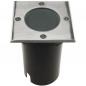 Preview: ChiliTec Bodenleuchte "BEL Uni Q" 10x10x14cm, IP65, GU10 Fassung, 4eckig
