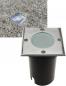 Preview: ChiliTec Bodenleuchte "BEL Uni Q" 10x10x14cm, IP65, GU10 Fassung, 4eckig