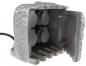 Preview: ChiliTec Gartensteckdose "Stone", 4-fach 250V/16A, IP44, inkl. 5m Zuleitung