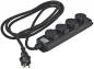 Preview: ChiliTec Gartensteckdosenleiste für Außen, 4-fach IP44, H07RN-F 3G1,5mm², Zuleitung 3m