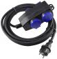 Preview: ChiliTec Werkstatt-Steckdose, 4-fach, 5m Kabel IP44, mit Aufhänger, H07RN-F 3G1,5mm²